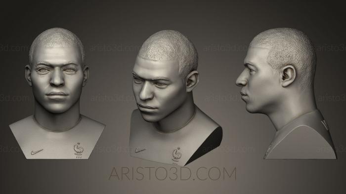 Busts and bas-reliefs of famous people (BUSTC_0350) 3D model for CNC machine